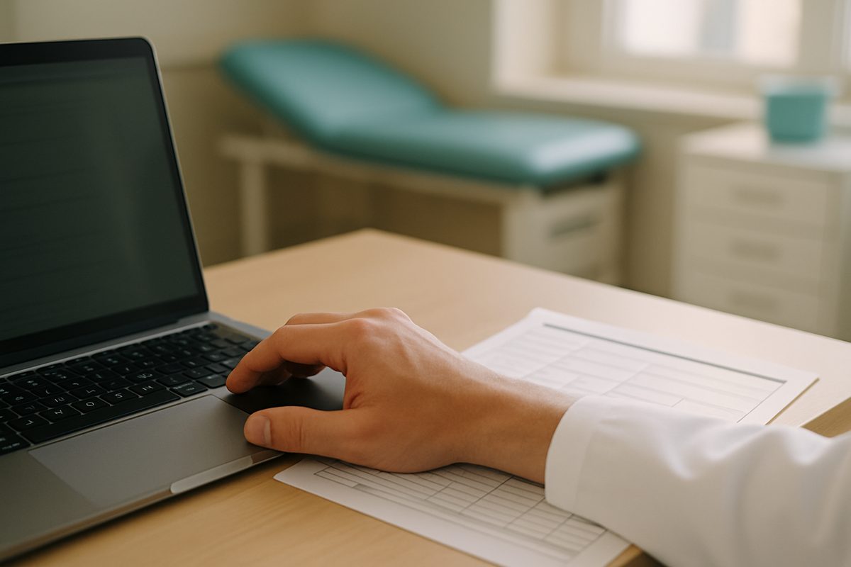 A single form field on a medical intake page, the one a session replay tool leaves unmasked by default